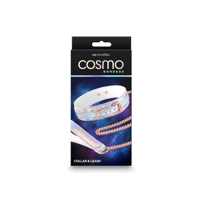 COSMO BONDAGE COLLAR & LEASH RAINBOW