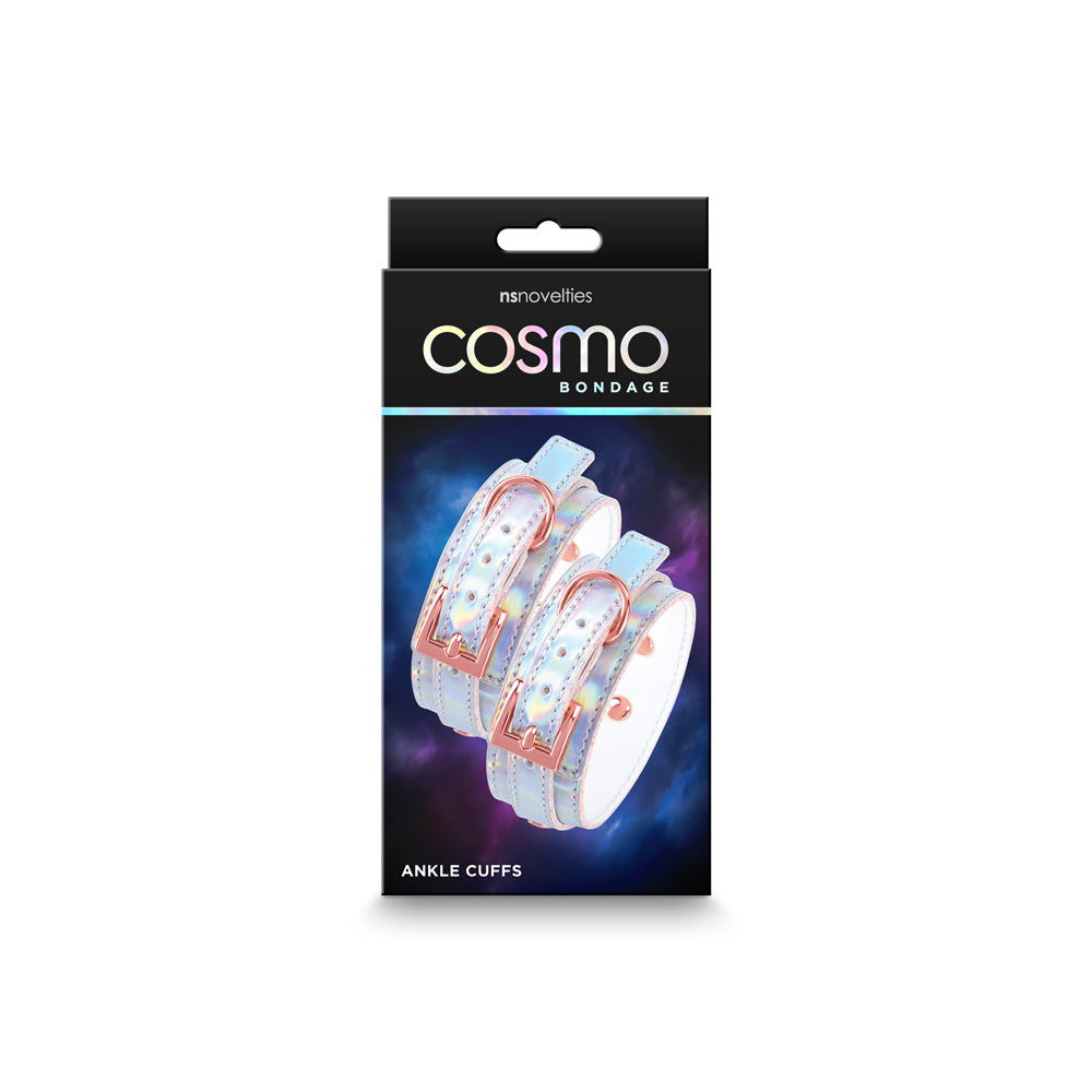 COSMO BONDAGE ANKLE CUFFS RAINBOW