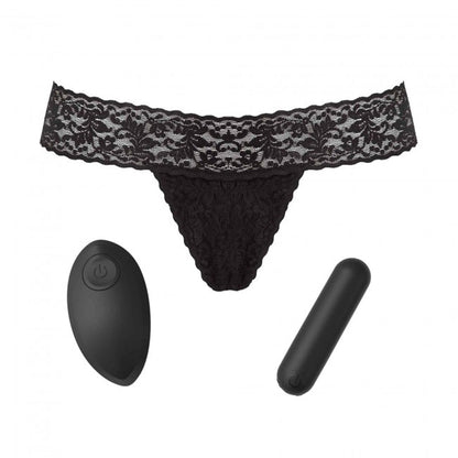 LOVE TO LOVE SECRET PANTY 2 RECHARGEABLE VIBRATING PANTY SET WITH REMOTE BLACK ONYX (BOX)