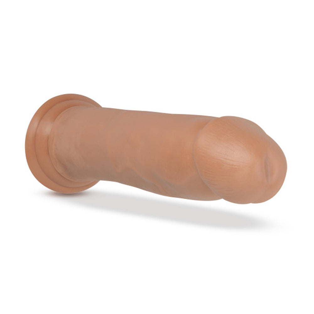 COLORETE - DILDO POSABLE DE DOBLE DENSIDAD DE 9 PULGADAS AU NATUREL CARLOS COLOR CANELA
