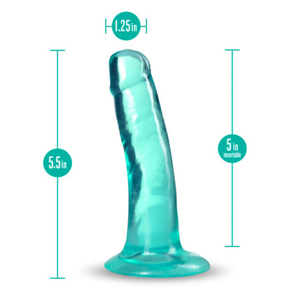 B YOURS PLUS HARD N'' HAPPY 5 IN. DILDO TEAL