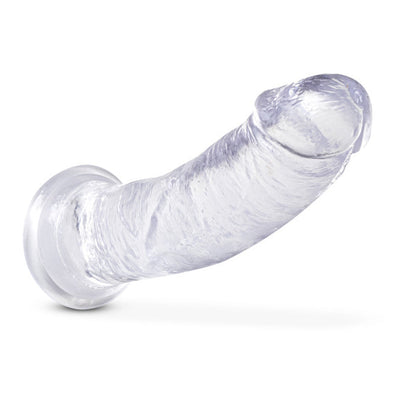 B YOURS PLUS ROAR N'' RIDE 8 IN. DILDO CLEAR