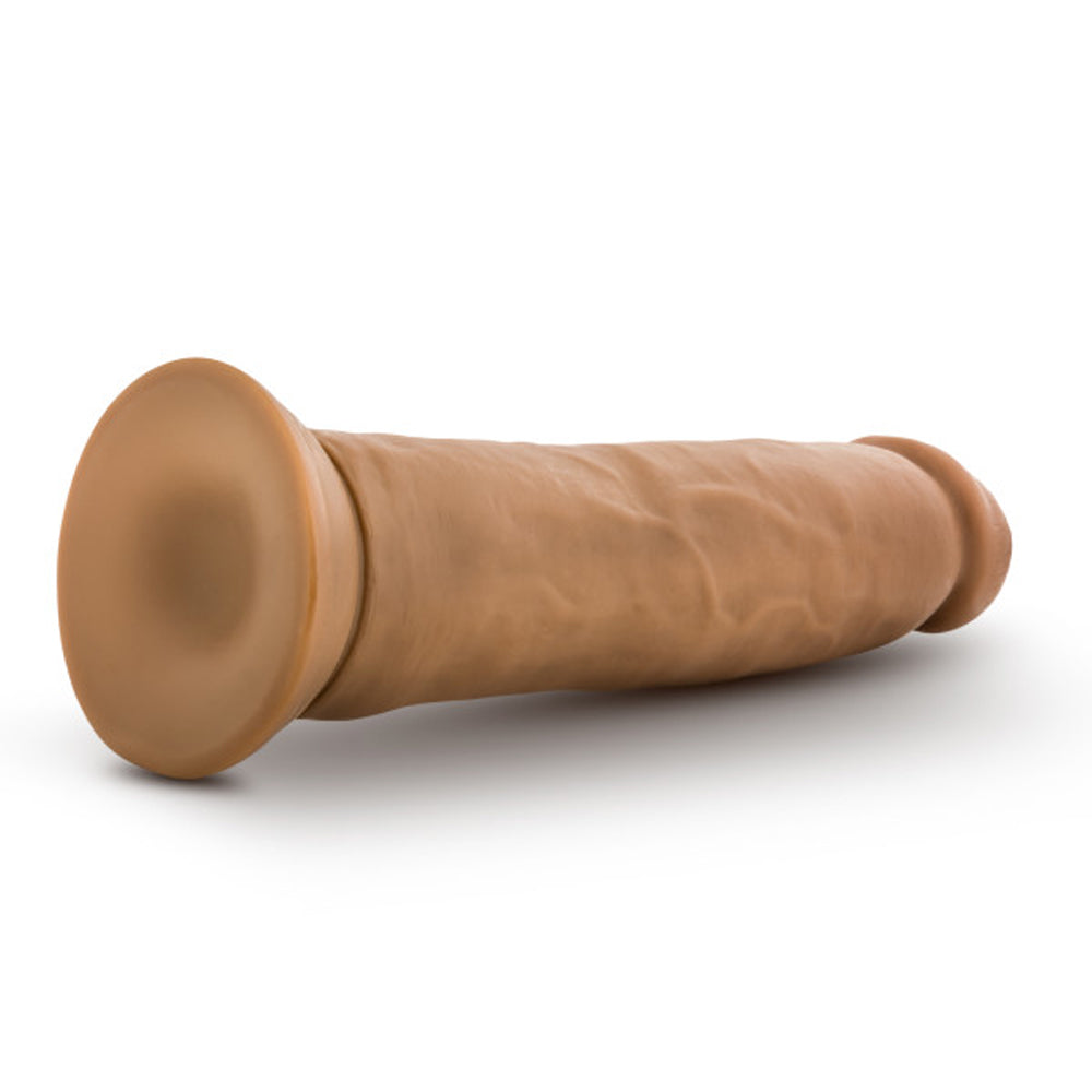DR. SKIN SILICONE DR. HENRY REALISTIC 9 IN. POSABLE DILDO TAN