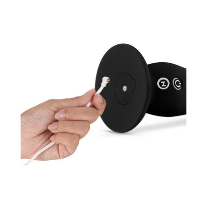 BLUSH - IMPRESSIONS AMSTERDAM RECHARGEABLE SILICONE 6.5 IN. VIBRATING DILDO BLACK
