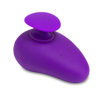 BLUSH - WELLNESS PALM SENSE RECHARGEABLE SILICONE VIBRATOR PURPLE