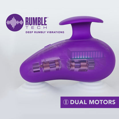 BLUSH - WELLNESS PALM SENSE RECHARGEABLE SILICONE VIBRATOR PURPLE