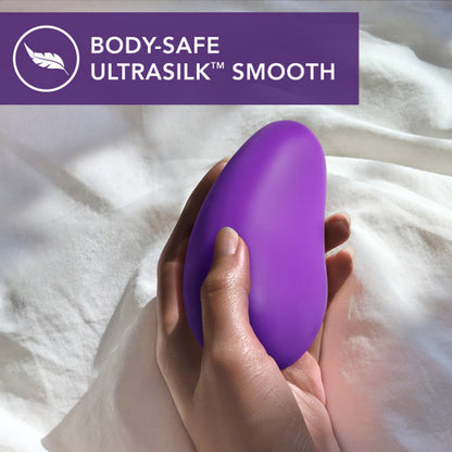 BLUSH - WELLNESS PALM SENSE RECHARGEABLE SILICONE VIBRATOR PURPLE