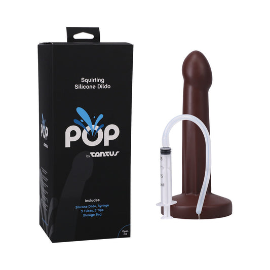 TANTUS - POP SQUIRTING DILDO ESPRESSO