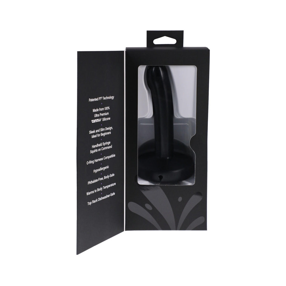 TANTUS - POP SLIM SQUIRTING DILDO MIDNIGHT