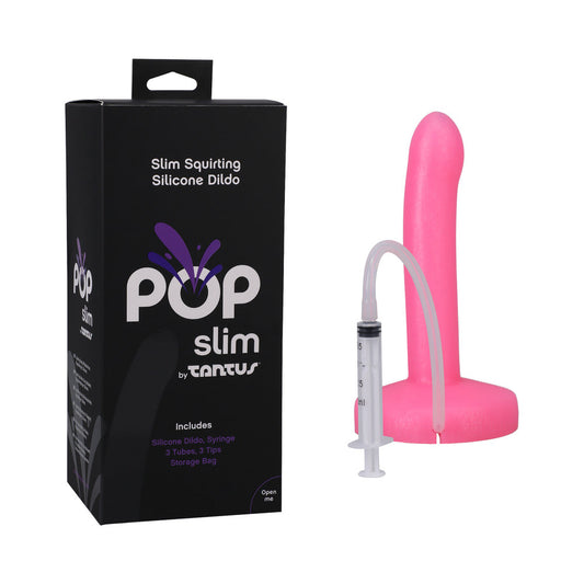 TANTUS - POP SLIM SQUIRTING DILDO WATERMELON