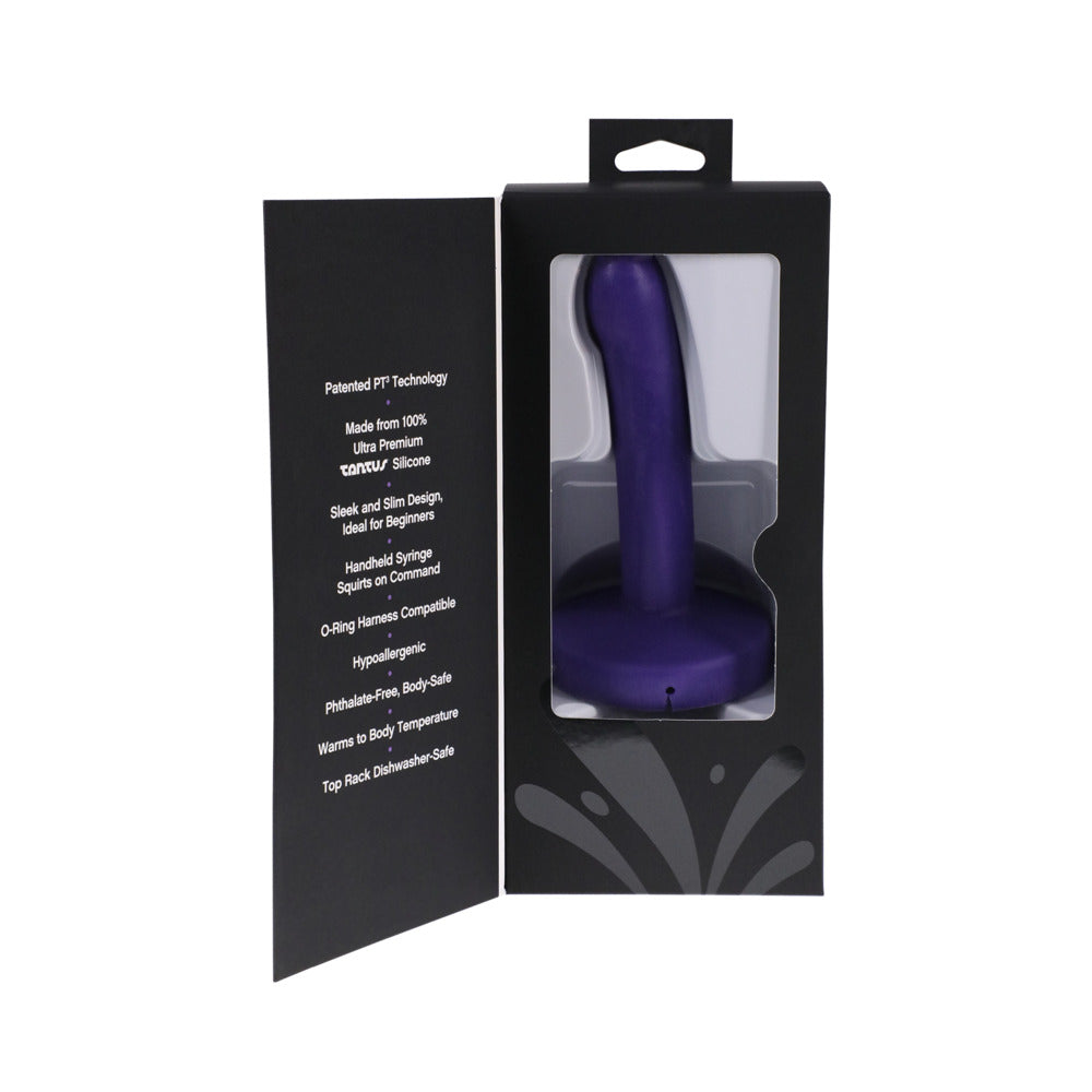 TANTUS - DILDO EYACULADOR FINO CUADRADO POP INDIGLOW
