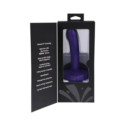 TANTUS - DILDO EYACULADOR FINO CUADRADO POP INDIGLOW