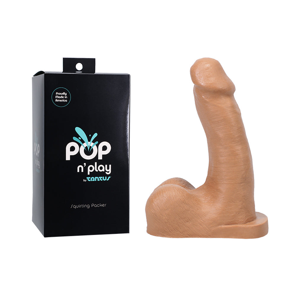 TANTUS - POP N' PLAY SQUIRTING PACKER HONEY