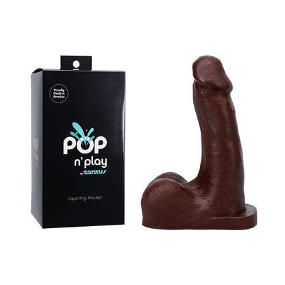TANTUS POP N'' PLAY SQUIRTING PACKER ESPRESSO