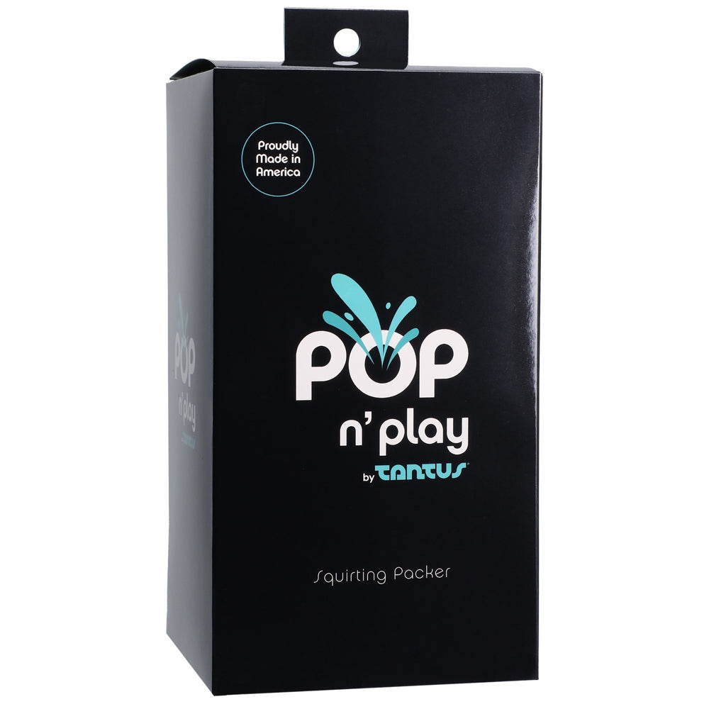 TANTUS POP N'' PLAY SQUIRTING PACKER ESPRESSO