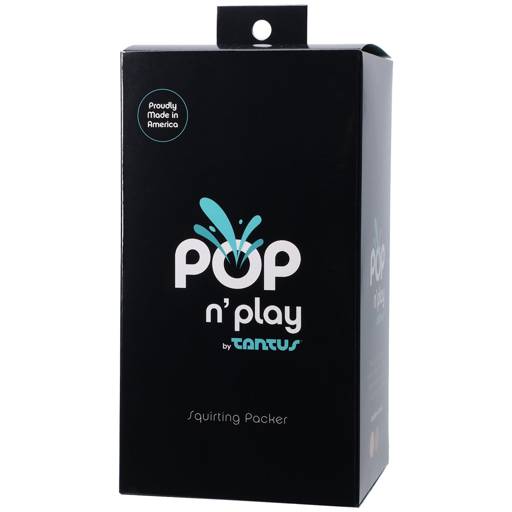 TANTUS POP N'' PLAY SQUIRTING PACKER ESPRESSO