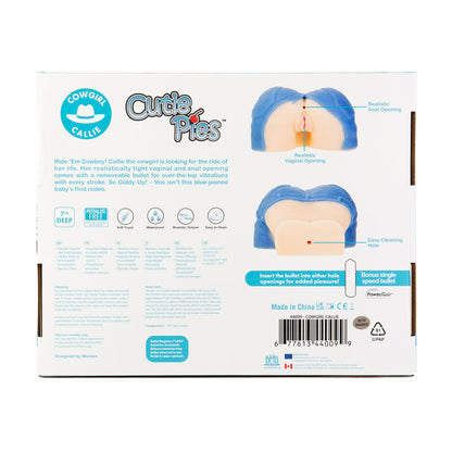 CUTIEPIES COWGIRL CALLIE MASTURBATOR WITH BONUS BULLET