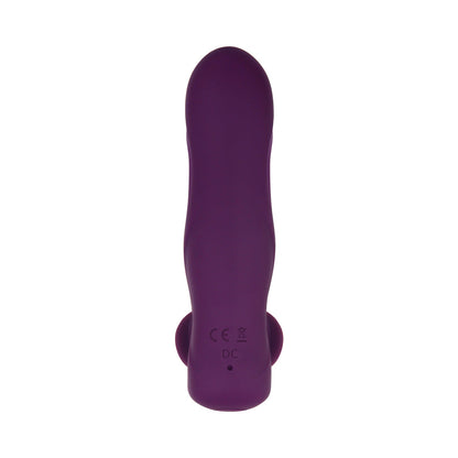 GENDER X - VELVET HAMMER RECHARGEABLE REMOTE-CONTROLLED THUMPING THRUSTING DUAL STIMULATOR PURPLE