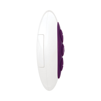 GENDER X - VELVET HAMMER RECHARGEABLE REMOTE-CONTROLLED THUMPING THRUSTING DUAL STIMULATOR PURPLE