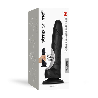 LOVELY PLANET - STRAP ON ME REALISTIC COLLECTION SLIDING SKIN DUAL DENSITY SILICONE DILDO