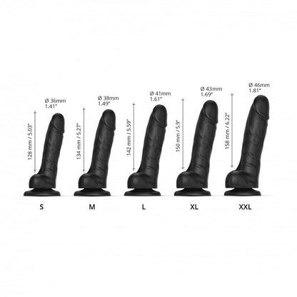 LOVELY PLANET - STRAP ON ME REALISTIC COLLECTION SLIDING SKIN DUAL DENSITY SILICONE DILDO
