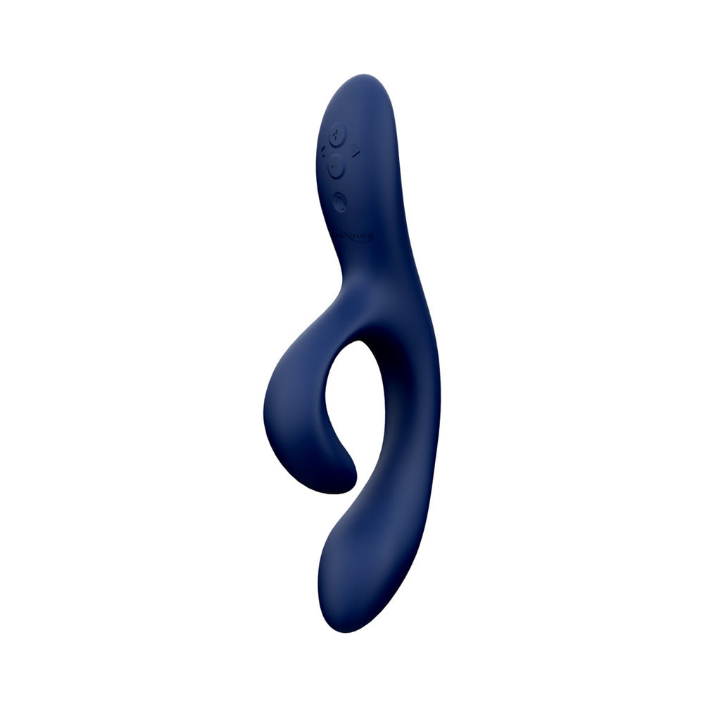 WE-VIBE - NOVA 2 RECHARGEABLE FLEXIBLE SILICONE RABBIT VIBRATOR MIDNIGHT BLUE