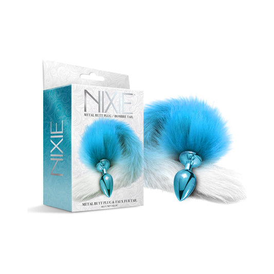 GLOBAL NOVELTIES - NIXIE BUTT PLUG WITH OMBRE TAIL METALLIC