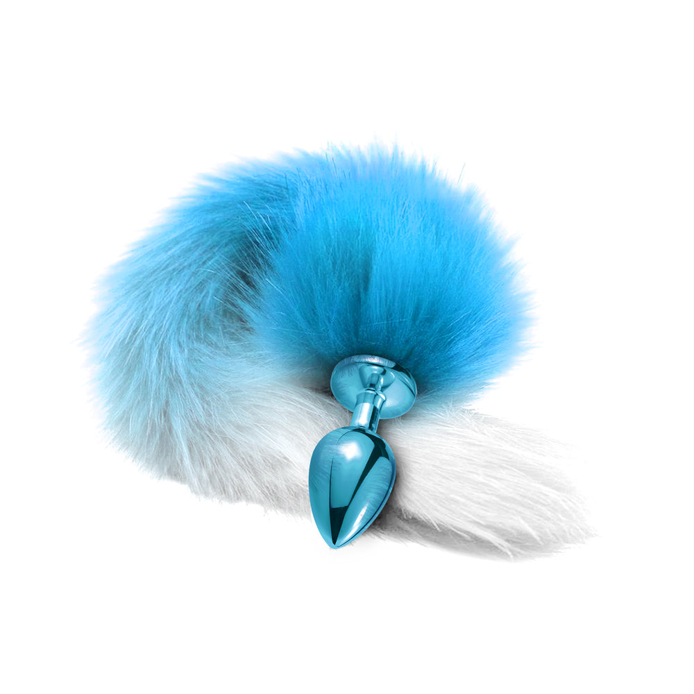 GLOBAL NOVELTIES - NIXIE BUTT PLUG WITH OMBRE TAIL METALLIC