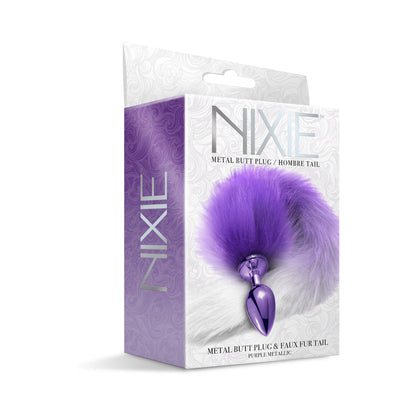 GLOBAL NOVELTIES - NIXIE BUTT PLUG WITH OMBRE TAIL METALLIC