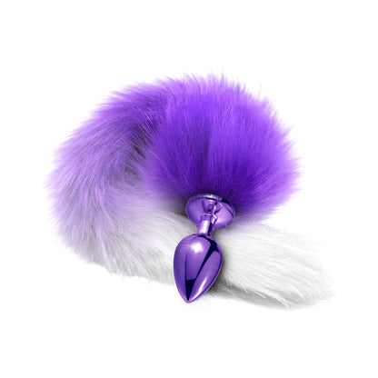 GLOBAL NOVELTIES - NIXIE BUTT PLUG WITH OMBRE TAIL METALLIC