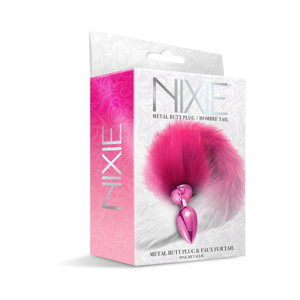 GLOBAL NOVELTIES - NIXIE BUTT PLUG WITH OMBRE TAIL METALLIC