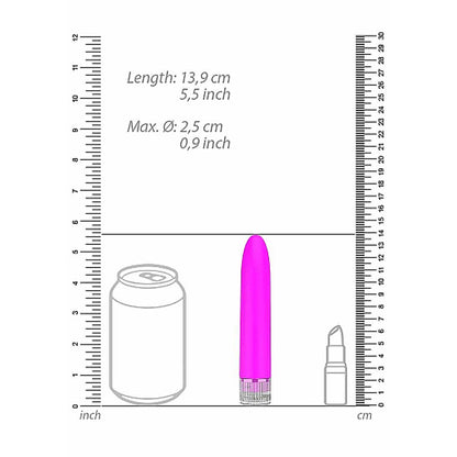 LUMINOUS ELENI 10-SPEED SLIMLINE VIBRATOR FUCHSIA