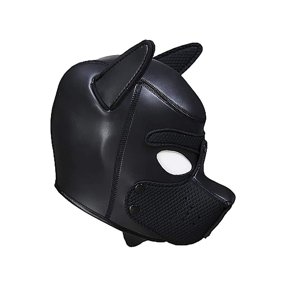 SHOTS - OUCH! PUPPY PLAY NEOPRENE PUPPY HOOD BLACK