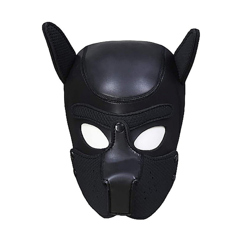 OUCH! PUPPY PLAY NEOPRENE PUPPY HOOD BLACK