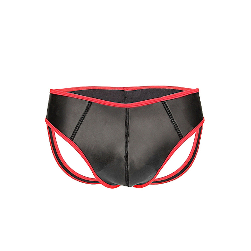 OUCH! PUPPY PLAY NEOPRENE JOCKSTRAP RED S/M