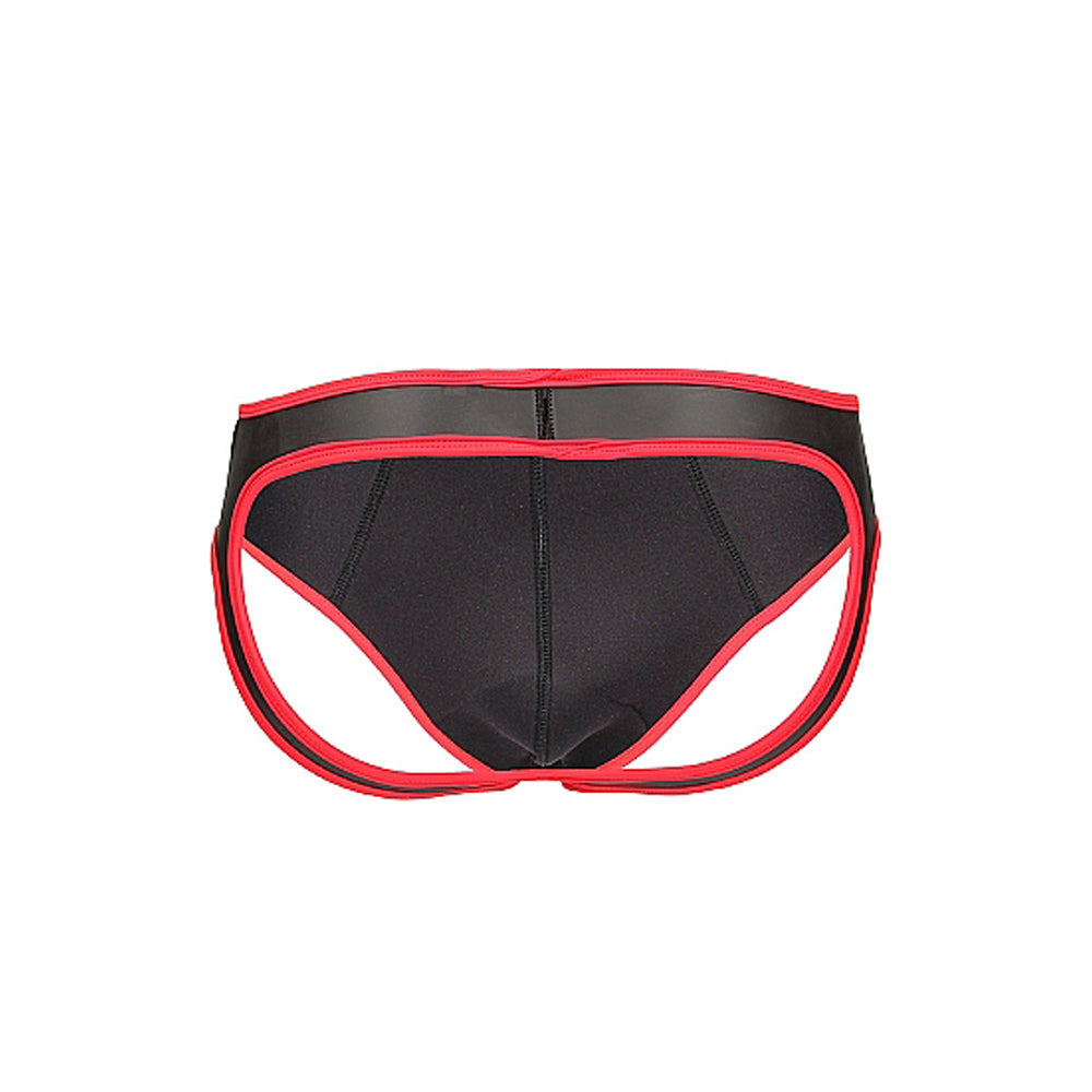 OUCH! PUPPY PLAY NEOPRENE JOCKSTRAP RED S/M