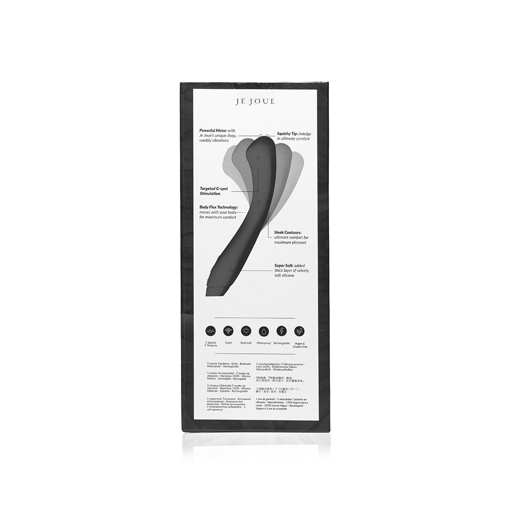 JE JOUE - VIBRADOR PUNTO G JUNO FLEX - NEGRO