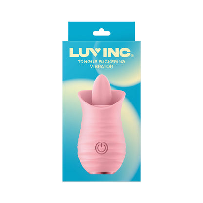 LUV INC. - LUV INC TV08 VIBRADOR RECARGABLE DE SILICONA CON LENGÜETA PARA ESTIMULACIÓN CLITORAL ROSA
