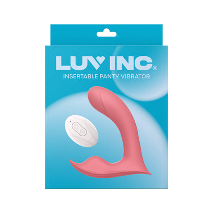 LUV INC PV71 INSERTABLE PANTY VIBRATOR CORAL