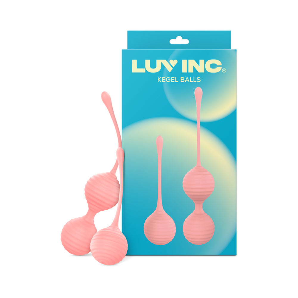 LUV INC. - KG88 KEGEL BALLS RIBBED SILICONE 2 PIECE SET