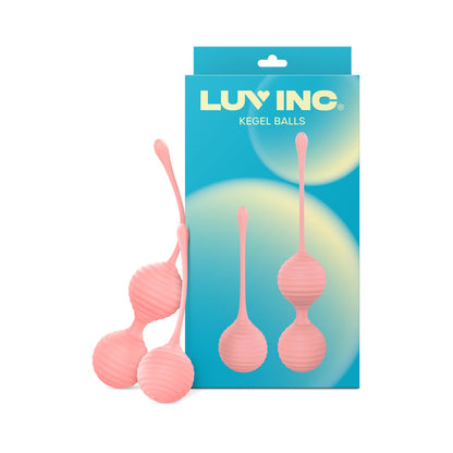 LUV INC. - LUV INC KG88 KEGEL BALLS RIBBED SILICONE 2 PIECE SET