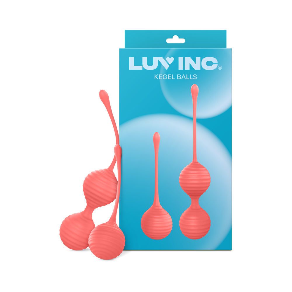 LUV INC. - LUV INC KG88 KEGEL BALLS RIBBED SILICONE 2 PIECE SET