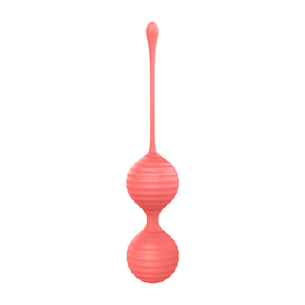 LUV INC. - KG88 KEGEL BALLS RIBBED SILICONE 2 PIECE SET