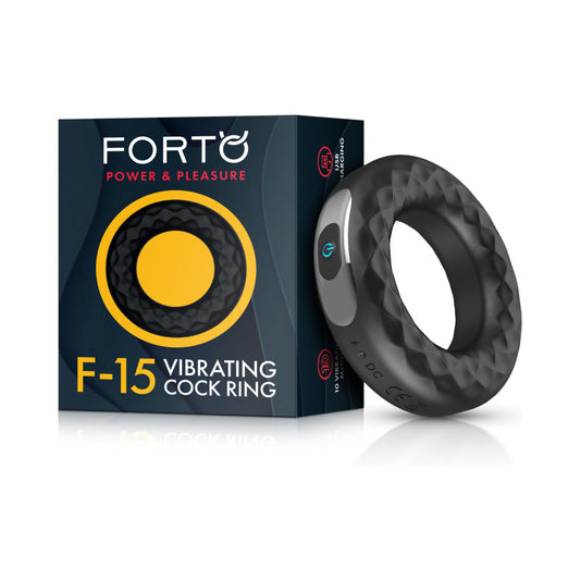 FORTO - F 15 RECHARGEABLE SILICONE VIBRATING COCKRING