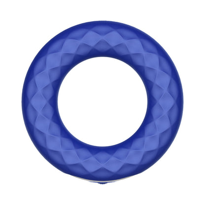 FORTO F-15 RECHARGEABLE SILICONE VIBRATING COCKRING BLUE