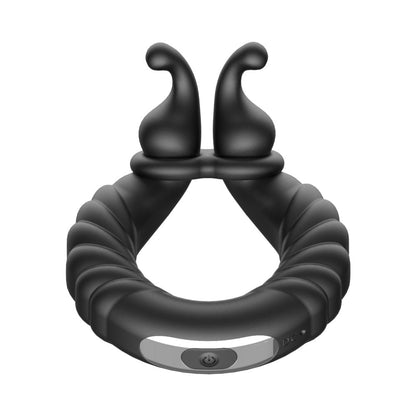 FORTO - ANILLO VIBRADOR TEXTURIZADO DE SILICONA RECARGABLE F 24