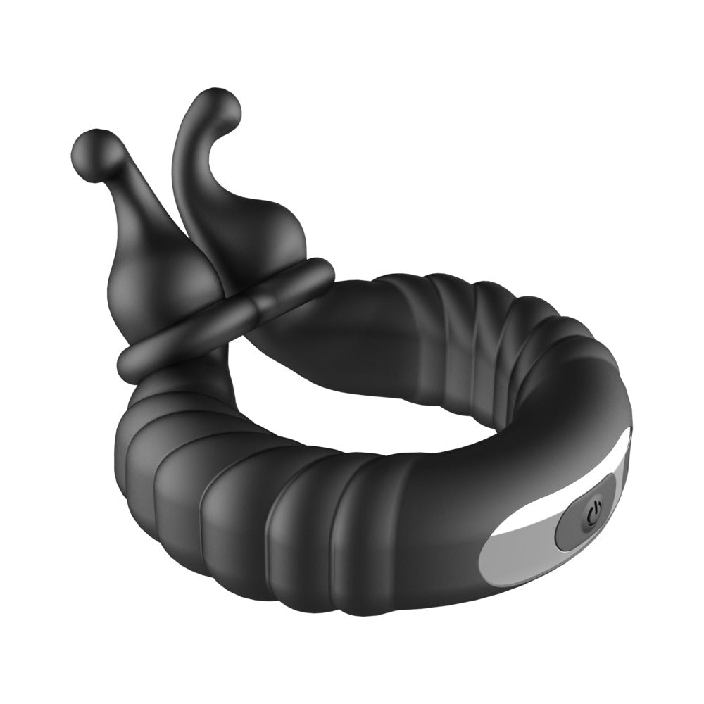 FORTO - ANILLO VIBRADOR TEXTURIZADO DE SILICONA RECARGABLE F 24