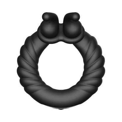 FORTO - ANILLO VIBRADOR TEXTURIZADO DE SILICONA RECARGABLE F 24