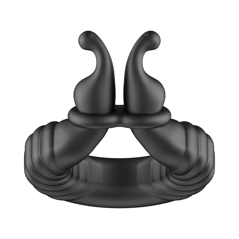 FORTO - ANILLO VIBRADOR TEXTURIZADO DE SILICONA RECARGABLE F 24