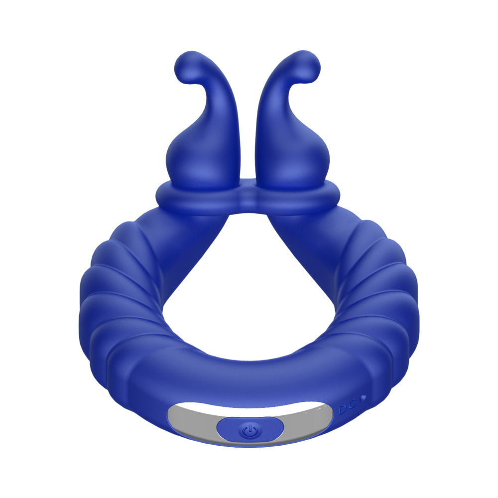 FORTO - ANILLO VIBRADOR TEXTURIZADO DE SILICONA RECARGABLE F 24